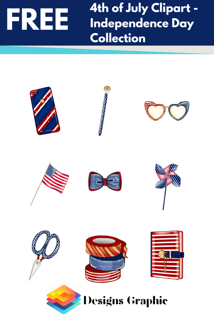 4th of July Clipart Independence Day Collection