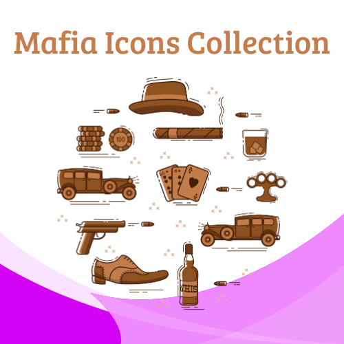 Mafia Icons Collection • Designs Graphic